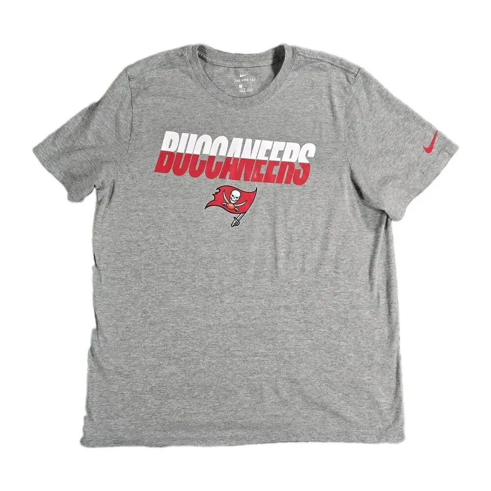 Mens Nike Tampa Bay Buccaneers Short Sleeve T Shirt XL Gray